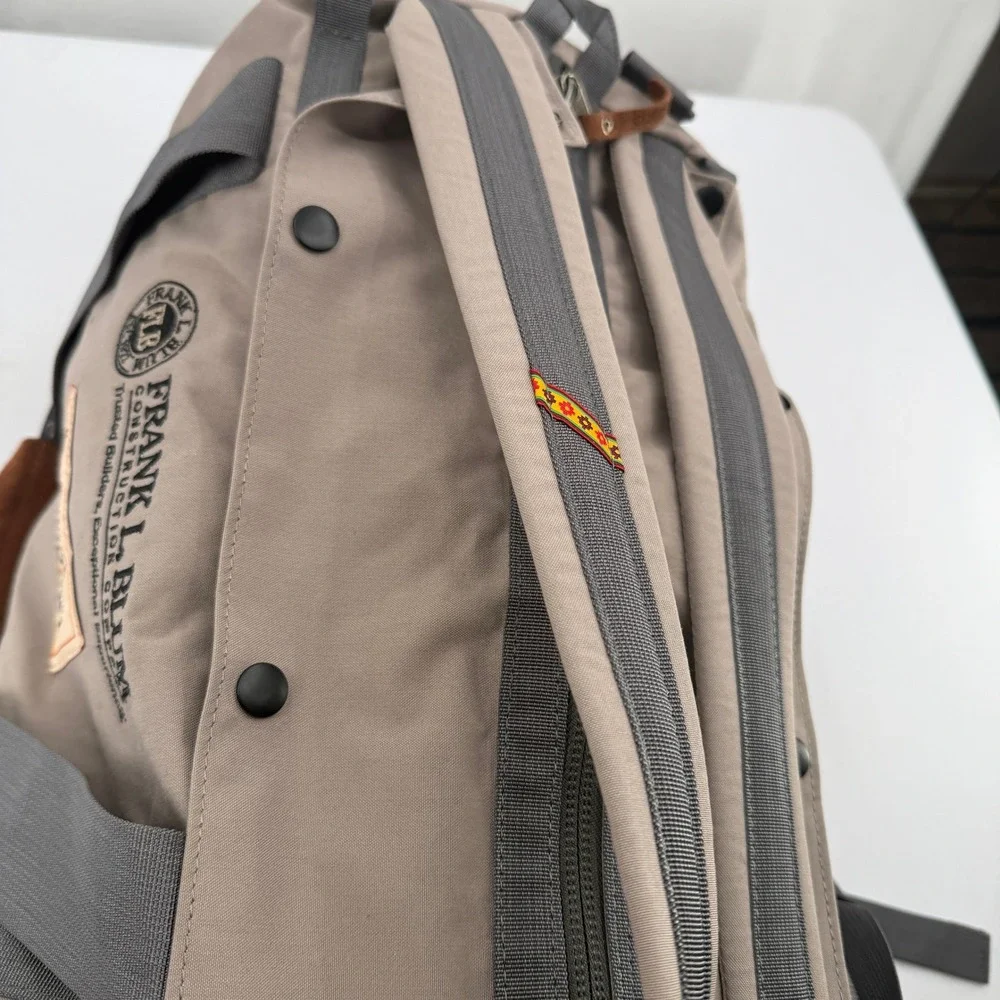Cotopaxi Duffel Bag Unisex Tan Canvas Backpack Straps Travel Luggage